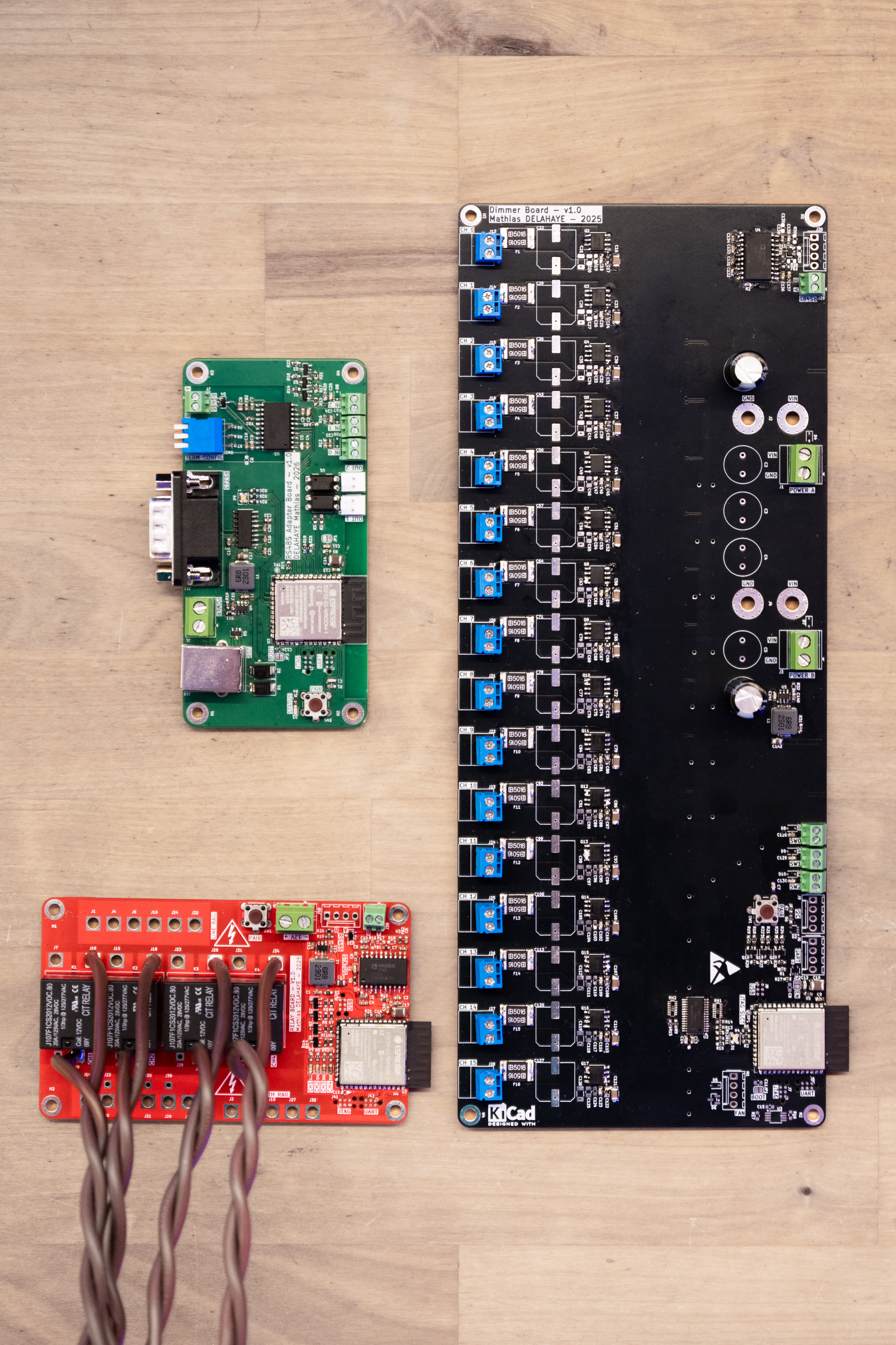 Assembled boards