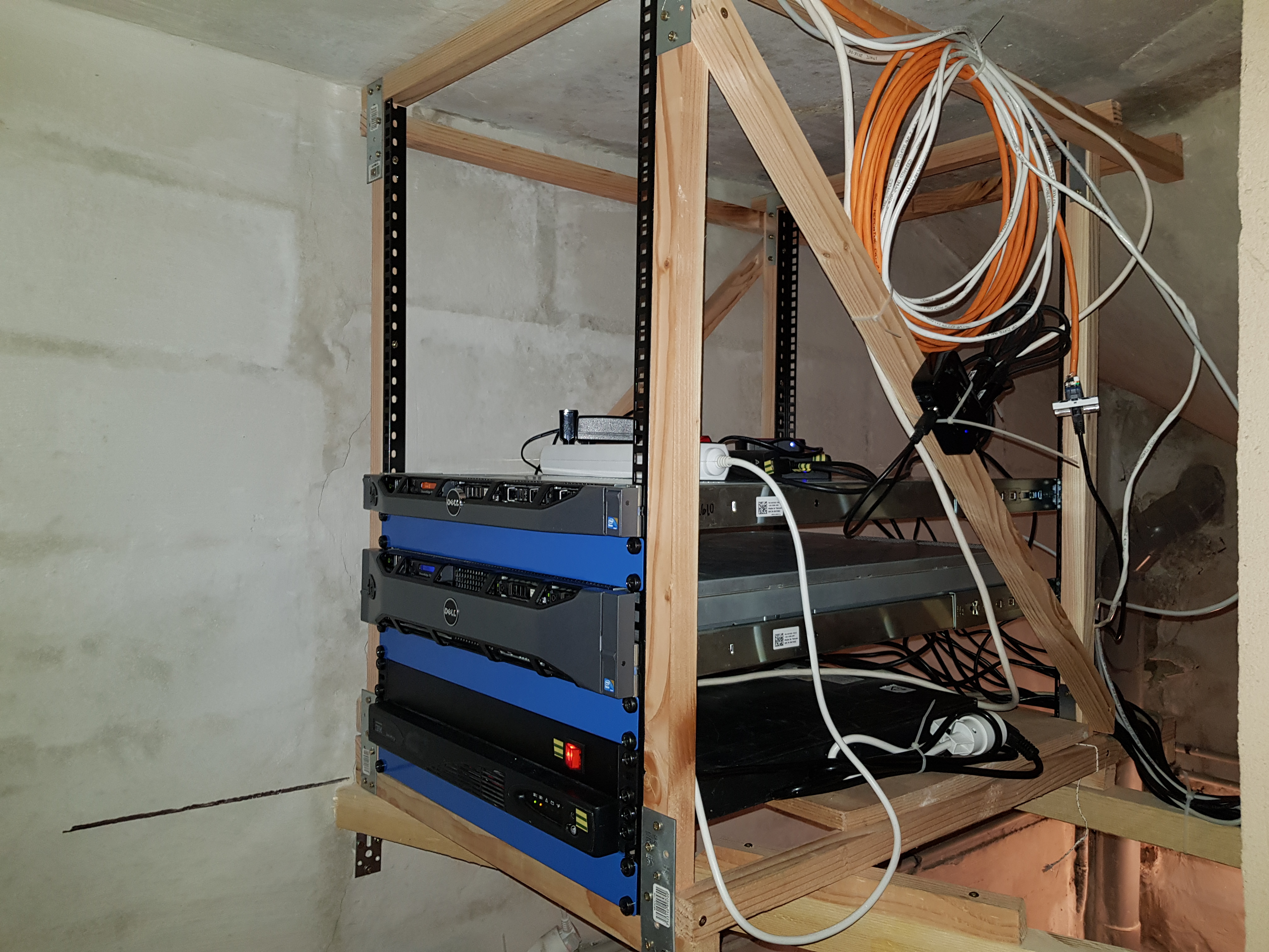 Old rack mounted setup