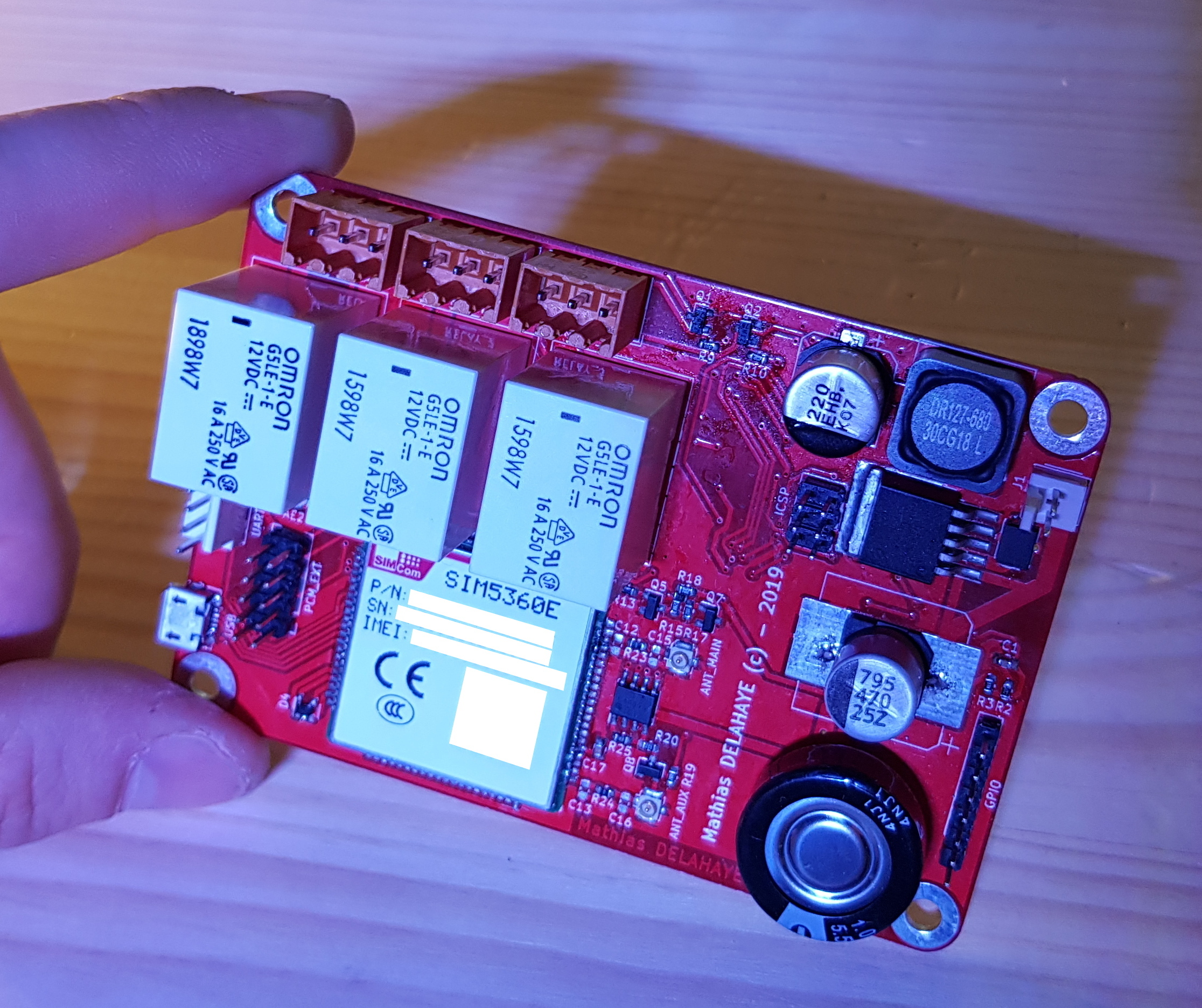 Tracker v0.1 assembled